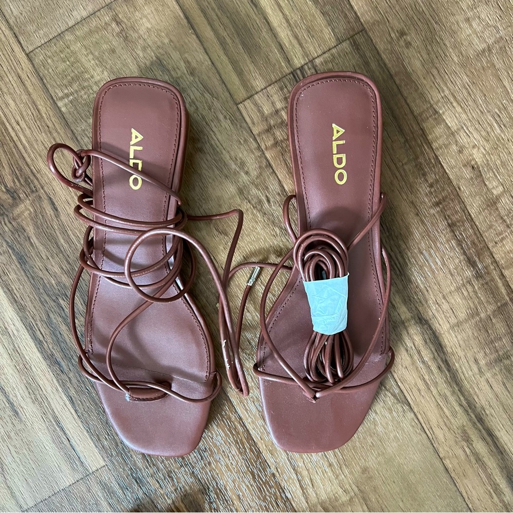 Brown Aldo Sandals size 7
